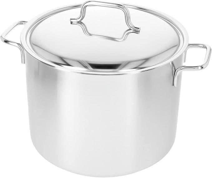 Demeyere Apollo 8.5 Quart Deep Stockpot With Lid